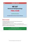 NR507 Advanced Pathophysiology Practice Exam &vert; 100 Questions&NewLine;&NewLine;