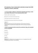 ATI Leadership &vert; Exam 1 Study Guide Leadership Concepts Exam 2026&NewLine;&vert;Questions &vert;Answers &vert;Rationales