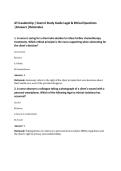 ATI Leadership &vert; Exam 6 Study Guide Legal & Ethical Questions&NewLine;&vert;Answers &vert;Rationales
