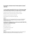 ATI Leadership &vert; Final Exam Version 2 Practice Questions &vert;Answers&NewLine;&vert;Rationales&NewLine;
