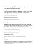 ATI Leadership &vert; Legal & Ethical Nursing Practice &vert; Exam 6 Practice&NewLine;2026 Questions &vert;Answers &vert;Rationales&NewLine;