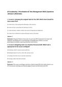 ATI Leadership &vert; Prioritization & Time Management 2026 &vert;Questions&NewLine;&vert;Answers &vert;Rationales&NewLine;