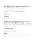 ATI Leadership &vert; Staffing & Assignment Questions Practice Pack &vert; U&period;S&period;&NewLine;Nursing 2026&sol;2027 Questions &vert;Answers &vert;Rationales&NewLine;