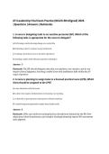 ATI Leadership Final Exam Practice &lpar;NCLEX-RN Aligned&rpar; 2026&NewLine;&vert;Questions &vert;Answers &vert;Rationales&NewLine;
