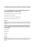 ATI Leadership Final Exam Practice Questions &vert;Answers &vert;Rationales&NewLine;
