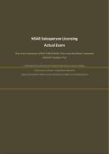 NSAR SALESPERSON LICENSING ACTUAL EXAM 2026&sol;2027 &vert; Nova Scotia Real Estate Exam Q&A &vert; Pass Guaranteed - A&plus; Graded&NewLine;&NewLine;