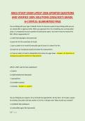 AWLS STUDY EXAM LATEST 2026 UPDATED QUESTIONS &NewLine;AND VERIFIED 100&percnt; SOLUTIONS &lpar;2026&sol;2027&rpar; GRADE&colon; &NewLine;A&plus;&vert;STATUS&colon; GUARANTEED PASS 