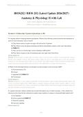 BIOS 252 EXAM 1 ACTUAL 2026&sol;2027 &vert; Anatomy & Physiology II with Lab &vert; Verified Q&A &vert; Chamberlain &vert; Pass Guaranteed - A&plus; Graded&NewLine;&NewLine;