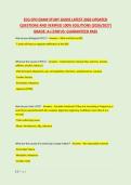 ECG CPO EXAM STUDY GUIDE LATEST 2026 UPDATED &NewLine;QUESTIONS AND VERIFIED 100&percnt; SOLUTIONS &lpar;2026&sol;2027&rpar; &NewLine;GRADE&colon; A&plus;&vert;STATUS&colon; GUARANTEED PASS 