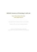 BIOS 252 EXAM 2 ESSAY ACTUAL 2026&sol;2027 &vert; Anatomy & Physiology II with Lab &vert; Verified Q&A &vert; Chamberlain &vert; Pass Guaranteed - A&plus; Graded&NewLine;&NewLine;