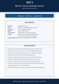 BIOS 252 TEST 3 ACTUAL 2026&sol;2027 &vert; Anatomy & Physiology II with Lab &vert; Study Guide Review &vert; Chamberlain &vert; Pass Guaranteed - A&plus; Graded&NewLine;&NewLine;