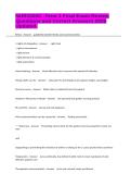 NUR1020C -Term 1 Final Exam Review Questions and Correct Answers 2026 Updated&period;