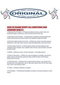 NUR 215 EXAMS SCRIPT ALL QUESTIONS AND ANSWERS SURE A&period;pdf