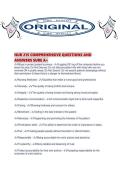 NUR 215 COMPREHENSIVE QUESTIONS AND ANSWERS SURE A&period;pdf