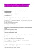 NUR1020c-Test 2 practice Questions with Actual Answers 2026 Updated&period;