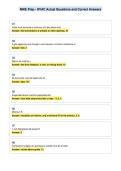 NHIE Prep - HVAC Actual Questions and Correct Answers