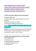 DCDC-002 BICSI Data Center Design Consultant Exam Questions and Correct Answers &ndash; Comprehensive Practice Test & Study Guide