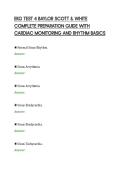EKG TEST 4 BAYLOR SCOTT & WHITE&NewLine;COMPLETE PREPARATION GUIDE WITH&NewLine;CARDIAC MONITORING AND RHYTHM BASICS&NewLine;