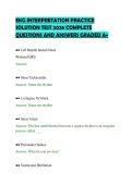 EKG INTERPRETATION PRACTICE&NewLine;SOLUTION TEST 2026 COMPLETE&NewLine;QUESTIONS AND ANSWERS GRADED A&plus;&NewLine;