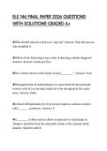 ELE 146 FINAL PAPER 2026 QUESTIONS&NewLine;WITH SOLUTIONS GRADED A&plus;&NewLine;