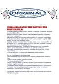 NURS 640 EVALUATION TEST QUESTIONS AND ANSWERS SURE A&period;pdf
