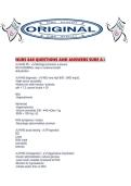 NURS 640 QUESTIONS AND ANSWERS SURE A&period;pdf