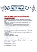 MHA 708 EXAMS SCRIPT ALL QUESTIONS AND ANSWERS SURE A&period;pdf