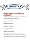 IUPUI BIOL N261 CORE MAIN QUESTIONS AND ANSWERS SURE A&period;pdf