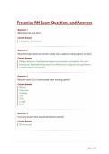 Fresenius RN Exam Questions and Answers&period;