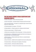 TPC 305 PUMP CORRECT FINALS QUESTIONS AND ANSWERS SURE A&period;pdf