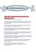 ARMY MRT COMPREHENSIVE QUESTIONS AND ANSWERS SURE A&period;pdf