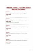 SOW4141 Chapter 5 Quiz&mdash;Child Neglect Questions and Answers&period;