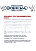 EDDA CORRECT FINALS QUESTIONS AND ANSWERS SURE A&period;pdf