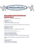 HIPAA CORRECT STUDYS QUESTIONS AND ANSWERS SURE A&period;pd