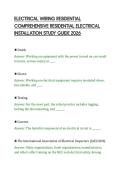 ELECTRICAL WIRING RESIDENTIAL&NewLine;COMPREHENSIVE RESIDENTIAL ELECTRICAL&NewLine;INSTALLATION STUDY GUIDE 2026&NewLine;