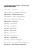 CMTI DENTAL ASSISTANT COURSE FINAL EXAM &ndash; STUDY GUIDE&comma; PRACTICE QUESTIONS & REVIEW 2026&sol;2027