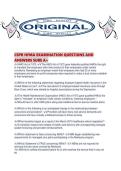 CSPR HFMA EXAMINATION QUESTIONS AND ANSWERS SURE A&period;pdf