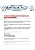NECI 911 OFFICER EVALUATION TEST QUESTIONS AND ANSWERS SURE A&period;pdf