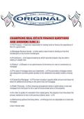 CHAMPIONS REAL ESTATE FINANCE QUESTIONS AND ANSWERS SURE A&period;pdf