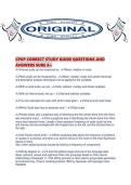 CPXP CORRECT STUDY GUIDE QUESTIONS AND ANSWERS SURE A&period;pdf