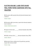 ELECTROLYSIS IBEC LASER STATE BOARD&NewLine;FINAL PAPER TESTED QUESTIONS WITH FULL&NewLine;SOLUTION&NewLine;
