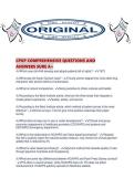 CPXP COMPREHENSIVE QUESTIONS AND ANSWERS SURE A&period;pdf