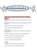 CVICU EXAM PAPER QUESTIONS AND ANSWERS SURE A&period;pdf
