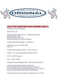 CVICU TEST QUESTIONS AND ANSWERS SURE A&period;pdf