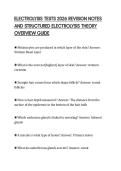 ELECTROLYSIS TESTS 2026 REVISION NOTES&NewLine;AND STRUCTURED ELECTROLYSIS THEORY&NewLine;OVERVIEW GUIDE&NewLine;