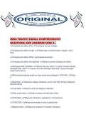 IMSA TRAFFIC SIGNAL COMPREHENSIVE QUESTIONS AND ANSWERS SURE A&period;pdf
