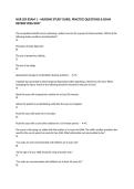 NUR 209 EXAM 1 &ndash; NURSING STUDY GUIDE&comma; PRACTICE QUESTIONS & EXAM REVIEW 2026&sol;2027
