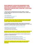 M100 COMMUNITY ASSOCIATION MANAGEMENT EXAM&NewLine;QUESTIONS AND ANSWERS&vert; GUARANTEED PASS &vert; LATEST &NewLine;EXAM UPDATE 2026&sol;2027&sol;2028 &vert; EXAM PREP &vert; STUDY GUIDE &NewLine;&vert; PRACTICE TEST 