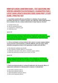 NRNP 6675 WEEK 6 MIDTERM EXAM &ndash; TEST QUESTIONS AND &NewLine;VERIFIED ANSWERS PLUS RATIONALES &vert; GUARANTEED PASS &vert; &NewLine;LATEST EXAM UPDATE 2026&sol;2027&sol;2028 &vert;EXAM PREP &vert; STUDY &NewLine;GUIDE &vert; PRACTICE TEST 