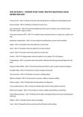 NUR 209 EXAM 2 &ndash; NURSING STUDY GUIDE&comma; PRACTICE QUESTIONS & EXAM REVIEW 2026&sol;2027